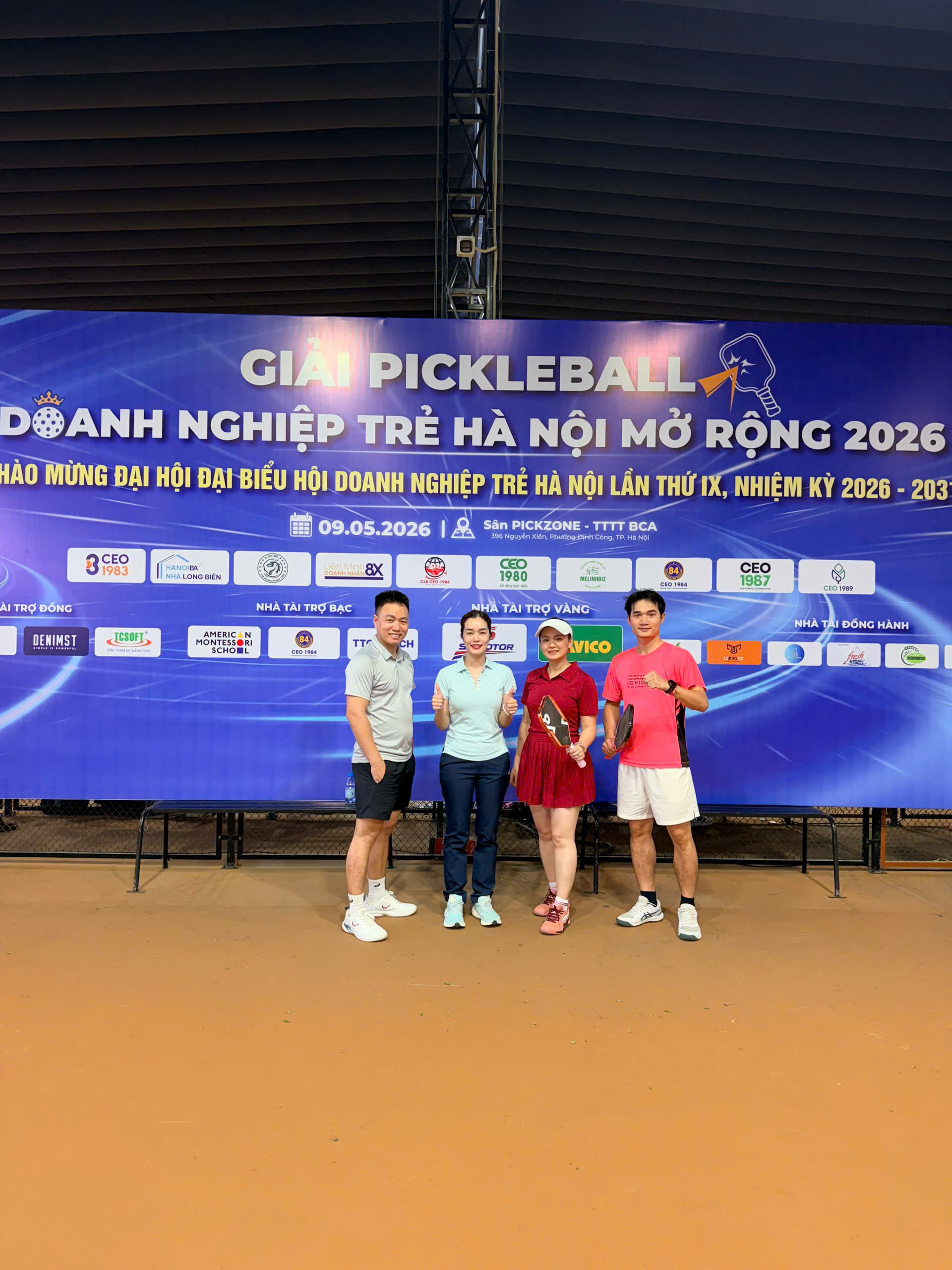 DENIMST tài trợ Giải Pickleball CEO93