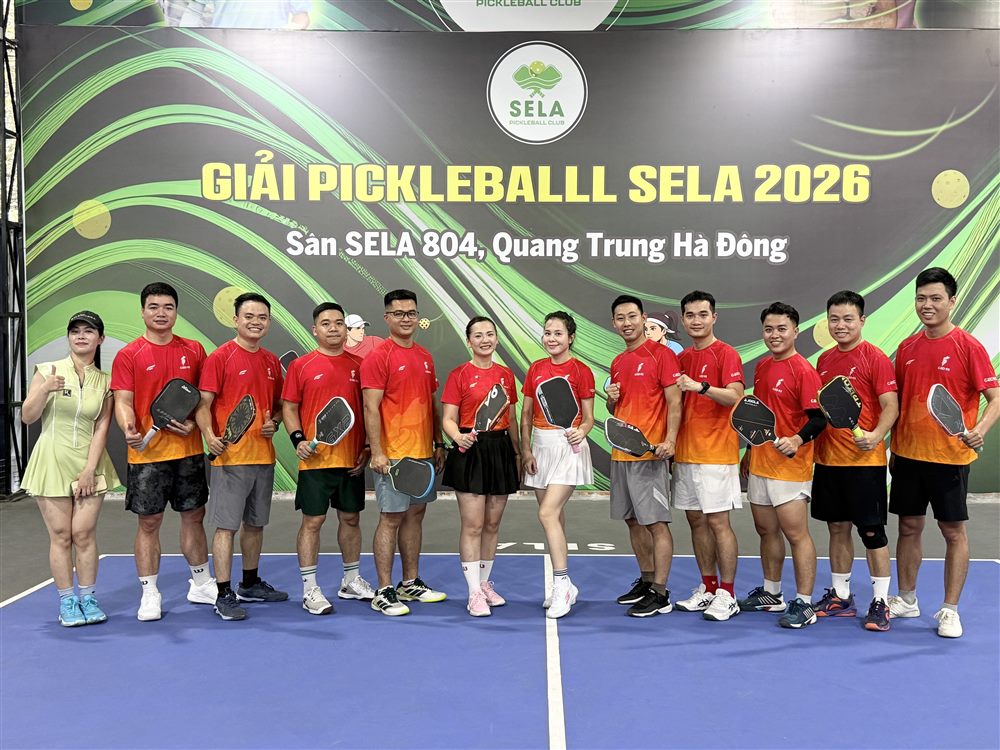 Đồng phục thể thao giải đấu pickleball doanh nghiệp
