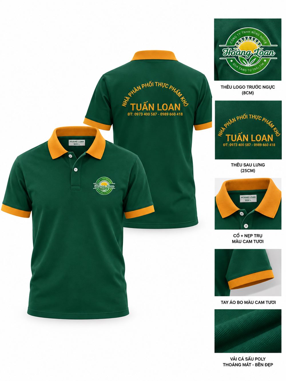 Áo Polo đồng phục Tuấn Loan